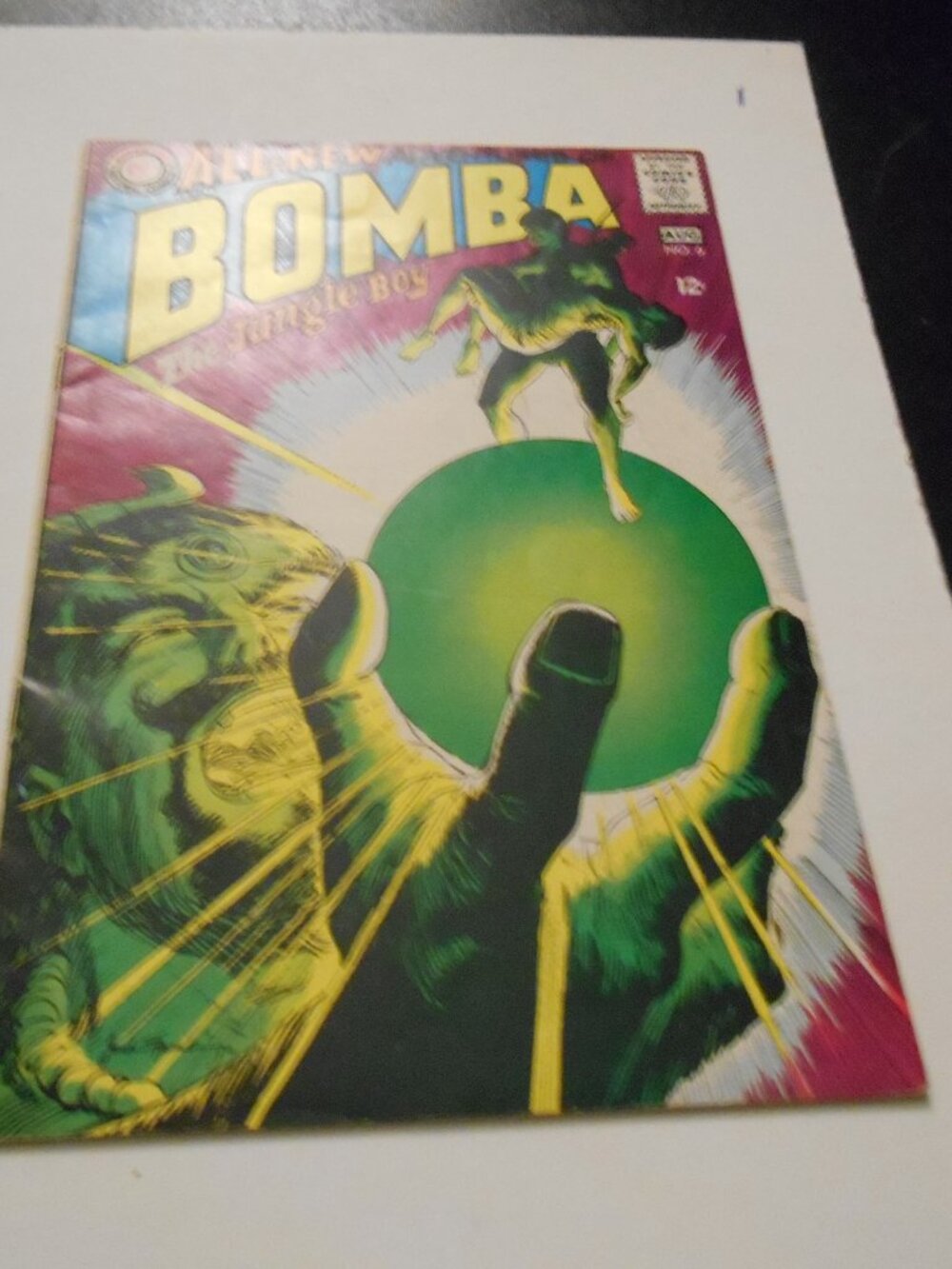 BOMBA THE JUNGLE BOY # 6 Cover by Jack Sparling Written by Denny O'Neil